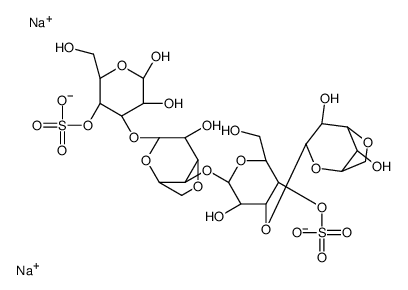 NEOCARRATETRAOSE 4(1),4(3)-DISULFATE DISODIUM SALT结构式