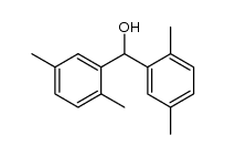 bis(2,5-dimethylphenyl)methanol结构式