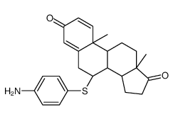 7-((4'-aminophenyl)thio)-1,4-androstadiene-3,17-dione picture