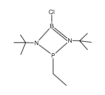 1,3-di-tert-butyl-4-chloro-2-ethyl-1,3,2,4-diazaphosphaboretidine Structure