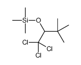 trimethyl-(1,1,1-trichloro-3,3-dimethylbutan-2-yl)oxysilane Structure