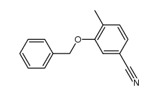 3-benzyloxy-4-methyl-benzonitrile Structure