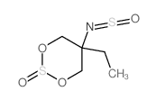 1,3,2-Dioxathian-5-amine,5-ethyl-N-sulfinyl-, 2-oxide结构式