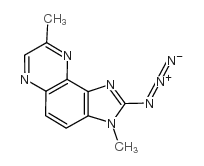 2-Azido-3,8-dimethylimidazo[4,5-f]quinoxaline Structure