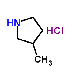 3-甲基吡咯烷盐酸盐结构式