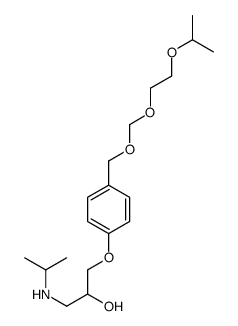 rac Des(isopropoxyethyl)-2-isopropoxyethoxymethyl Bisoprolol Structure