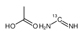 Formamidine-13C Acetate Structure