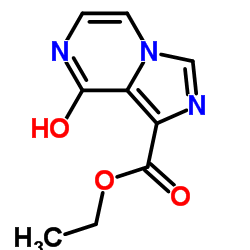 ETHYL 8-HYDROXYIMIDAZO[1,5-A]PYRAZINE-1-CARBOXYLATE Structure