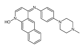 1-hydroxy-N-[4-(4-methylpiperazin-1-yl)phenyl]benzo[g]quinolin-4-imine Structure