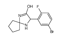 3-(5-Bromo-2-fluorophenyl)-1,4-diazaspiro[4.4]nonan-2-one picture