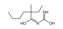 N-carbamoyl-2-ethyl-2-methylhexanamide结构式