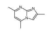 2,5,7-trimethyl-imidazo[1,2-a]pyrimidine结构式