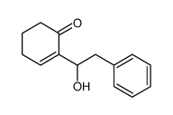 2-(1-hydroxy-2-phenylethyl)cyclohex-2-en-1-one结构式