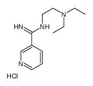 N'-[2-(diethylamino)ethyl]pyridine-3-carboximidamide,hydrochloride Structure