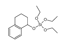 triethyl (1,2,3,4-tetrahydronaphthalen-1-yl) silicate Structure