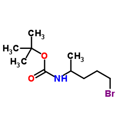 2-Methyl-2-propanyl (5-bromo-2-pentanyl)carbamate Structure