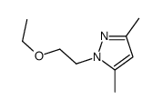 1-(2-ethoxyethyl)-3,5-dimethylpyrazole Structure