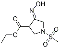 4-HydroxyiMino-1-Methanesulfonyl-pyrrolidine-3-carboxylic acid ethyl ester结构式