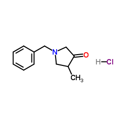 1-Benzyl-4-methyl-3-pyrrolidinone hydrochloride (1:1) picture