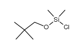 chlorodimethyl(neopentyloxy)silane Structure