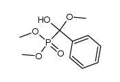 (α-hydroxy-α-methoxy-benzyl)-phosphonic acid dimethyl ester结构式