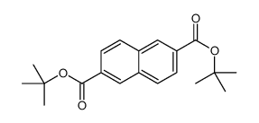 ditert-butyl naphthalene-2,6-dicarboxylate Structure