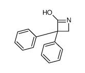 3,3-DIPHENYL-2-AZETIDINONE Structure