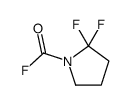 1-Pyrrolidinecarbonyl fluoride, 2,2-difluoro- (7CI,8CI) picture