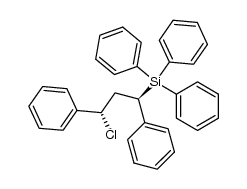 ((1R,3S)-3-chloro-1,3-diphenylpropyl)triphenylsilane Structure