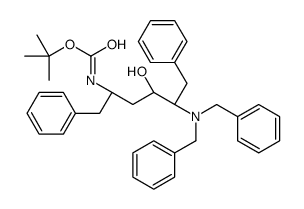 (2S,3S,5S)-2-(N,N-DIBENZYLAMINO)-3-HYDROXY-5-(TERT-BUTYLOXYCARBONYLAMINO)-1,6-DIPHENYLHEXANE结构式