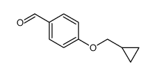 4-(cyclopropylmethoxy)benzaldehyde structure