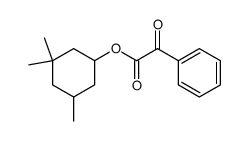 phenyl-glyoxylic acid-(3,3,5-trimethyl-cyclohexyl ester)结构式