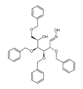 (Z)-2,3,4,6-tetra-O-benzyl-D-galactose oxime Structure