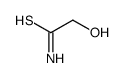 2-Hydroxyethanethioamide Structure