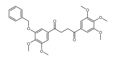 1-(3-benzyloxy-4,5-dimethoxyphenyl)-4-(3,4,5-trimethoxyphenyl)butan-1,4-dione Structure