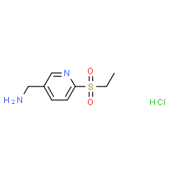 (6-(Ethylsulfonyl)Pyridin-3-Yl)Methanamine Hydrochloride(WXC02636) structure