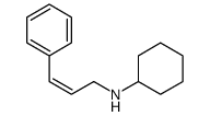 N-(3-phenylprop-2-enyl)cyclohexanamine结构式