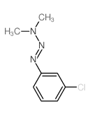 1-(m-Chlorophenyl)-3,3-dimethyltriazene Structure