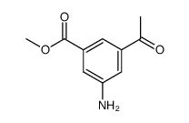 Benzoic acid, 3-acetyl-5-amino-, methyl ester (9CI) structure