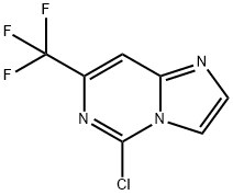 5-chloro-7-(trifluoromethyl)imidazo[1,2-c]pyrimidine结构式