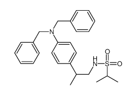 N-{2-[4-(Dibenzylamino)phenyl]propyl}-2-propanesulfonamide结构式