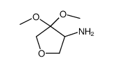 3-Furanamine,tetrahydro-4,4-dimethoxy-(9CI) picture