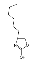 (4R)-4-hexyl-1,3-oxazolidin-2-one Structure