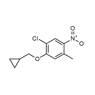 1-Chloro-2-(cyclopropylmethoxy)-4-methyl-5-nitro-benzene picture