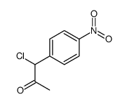 1-chloro-1-(4-nitrophenyl)propan-2-one Structure