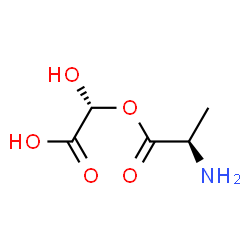 D-Alanine, (R)-carboxyhydroxymethyl ester (9CI)结构式