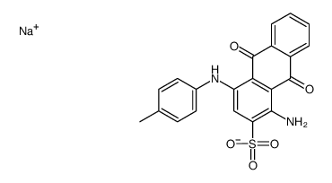 sodium 1-amino-9,10-dihydro-9,10-dioxo-4-p-toluidinoanthracene-2-sulphonate picture