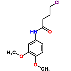 4-Chloro-N-(3,4-dimethoxyphenyl)butanamide结构式