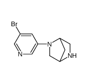 (1S,4S)-2-(5-bromopyridin-3-yl)-2,5-diazabicyclo[2.2.1]heptane结构式