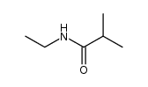 Propanamide, 2-Methyl-N-ethyl-结构式